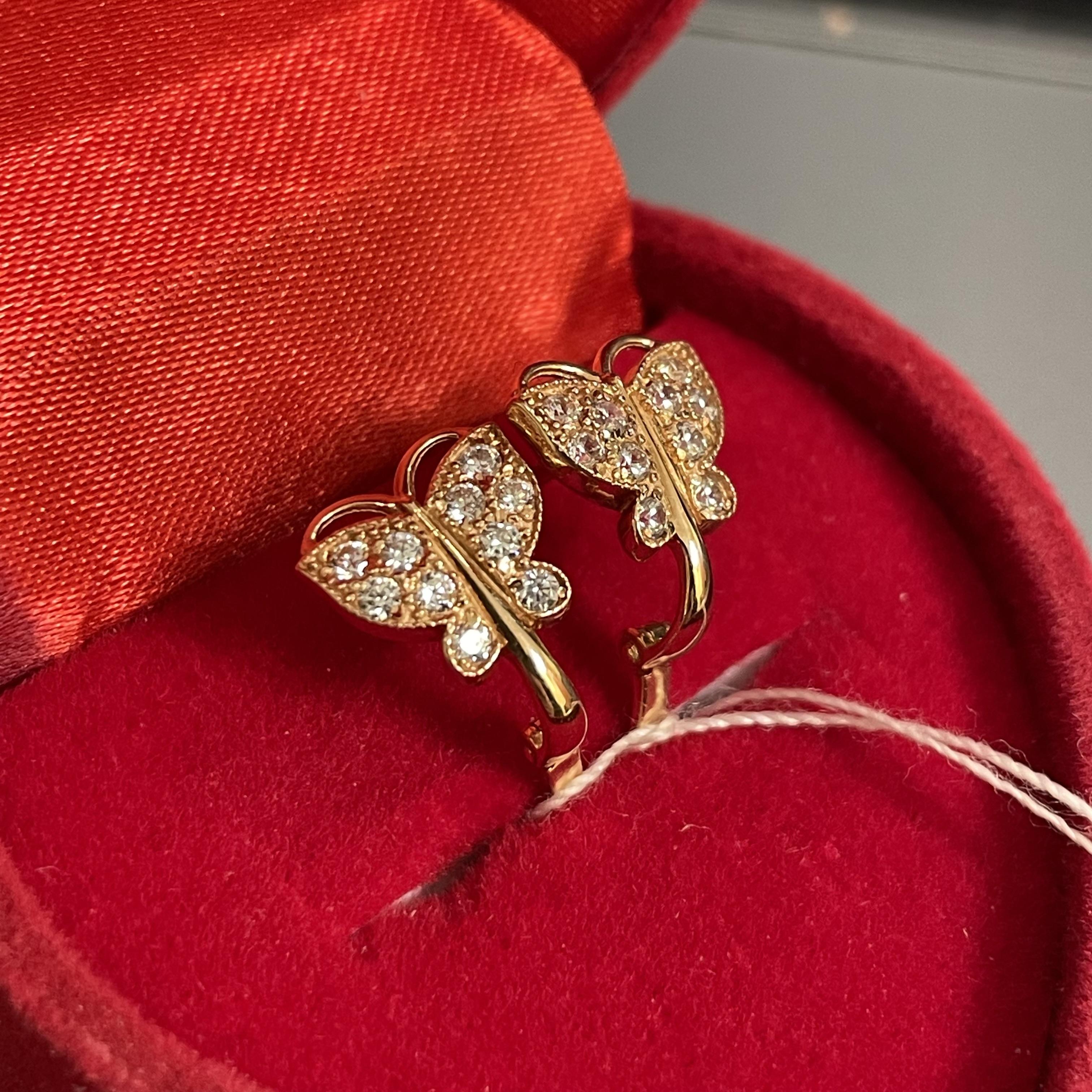 Сережки Золото 585 1.74 г