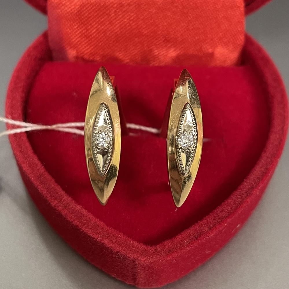 Сережки Золото 585 4.67 г