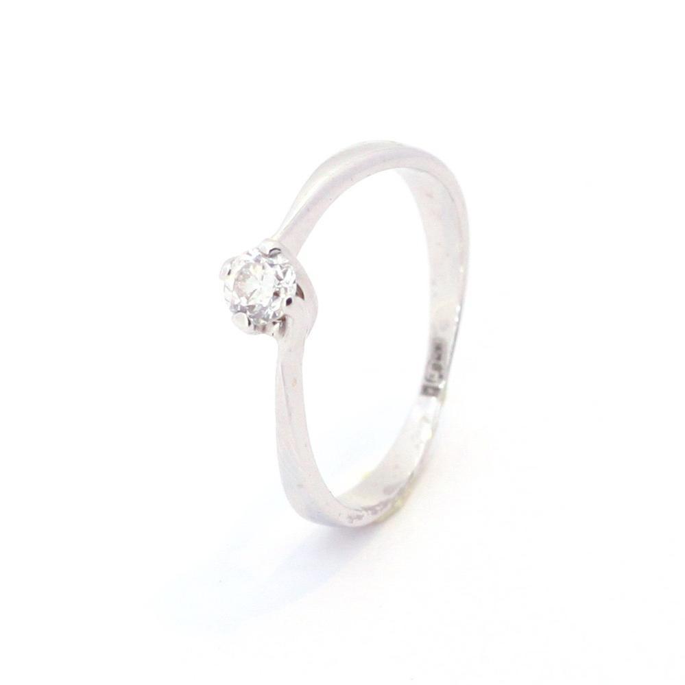 Каблучка золота з діамантом