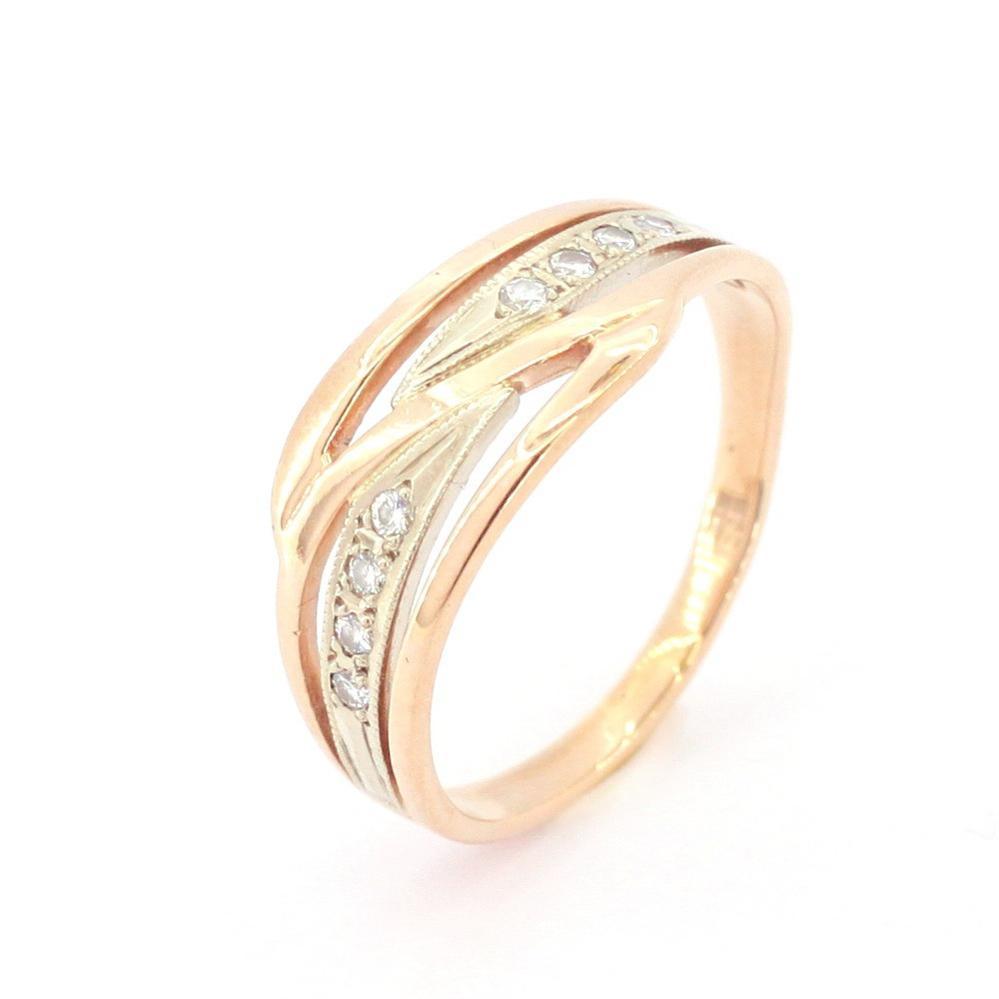 Золота каблучка з діамантом