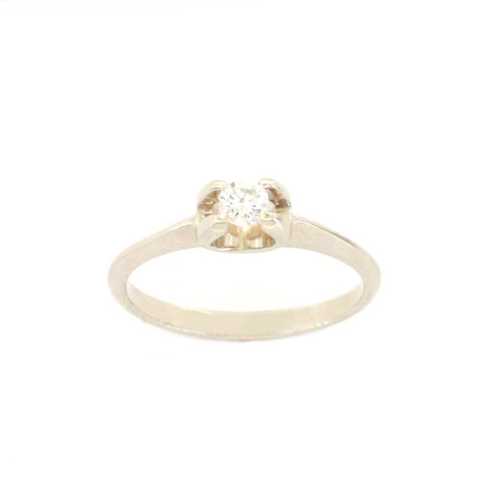 Золота каблучка з діамантами