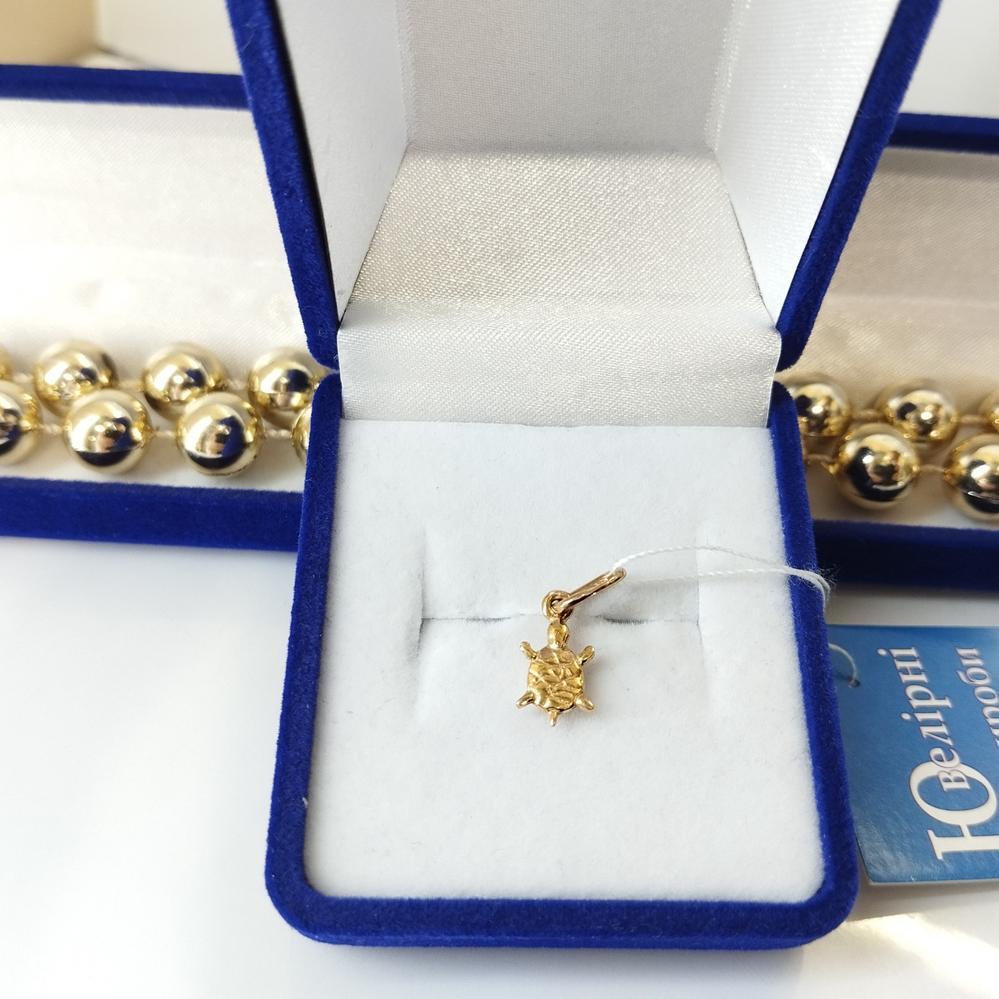 Золота підвіска черепашка