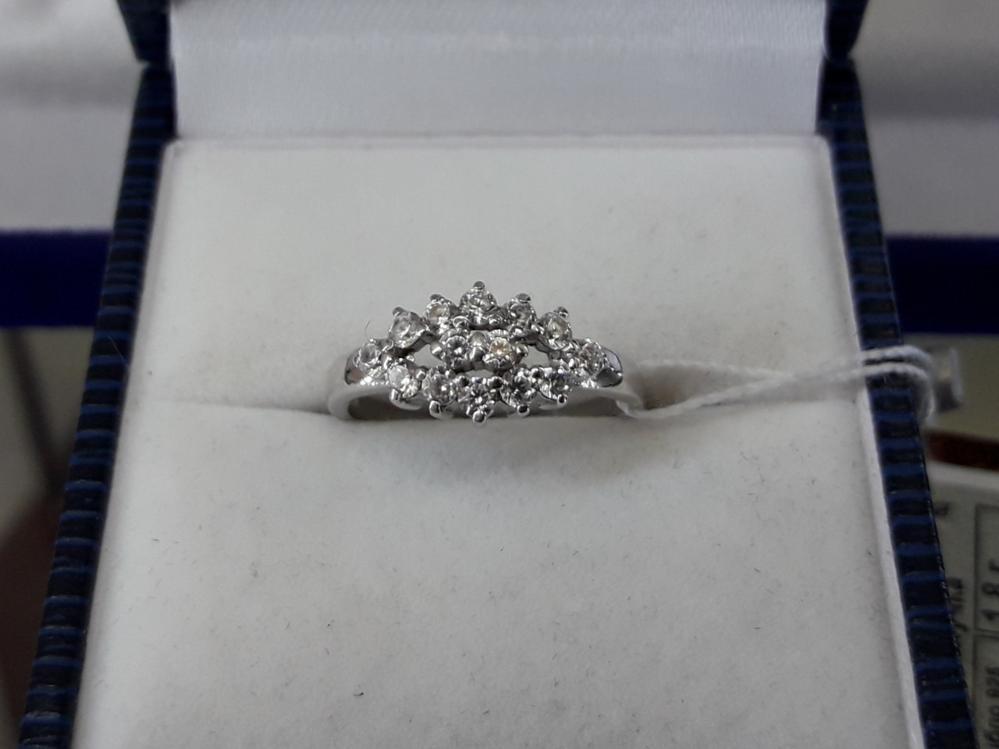 Срібне кільце жіноче 16-й розмір