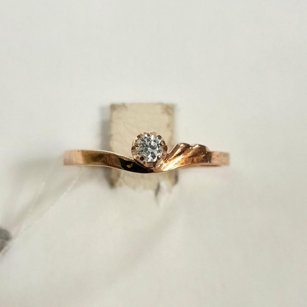 Кольцо Золото 585 1.76 г размер 18.5