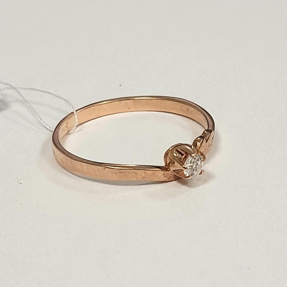 Кольцо Золото 585 1.76 г размер 18.5