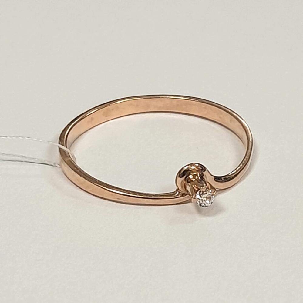 Кольцо Золото 585 1.46 г размер 19.5