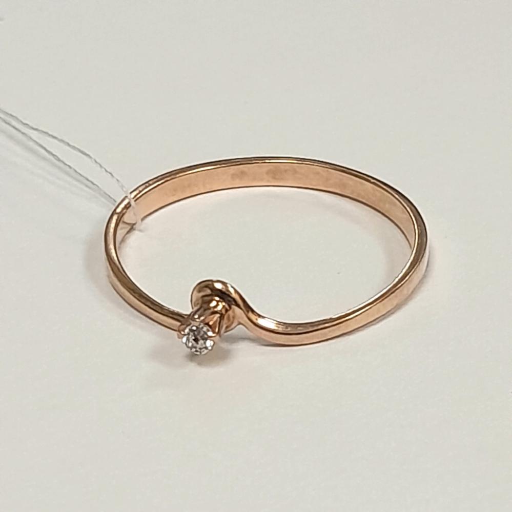 Кольцо Золото 585 1.46 г размер 19.5