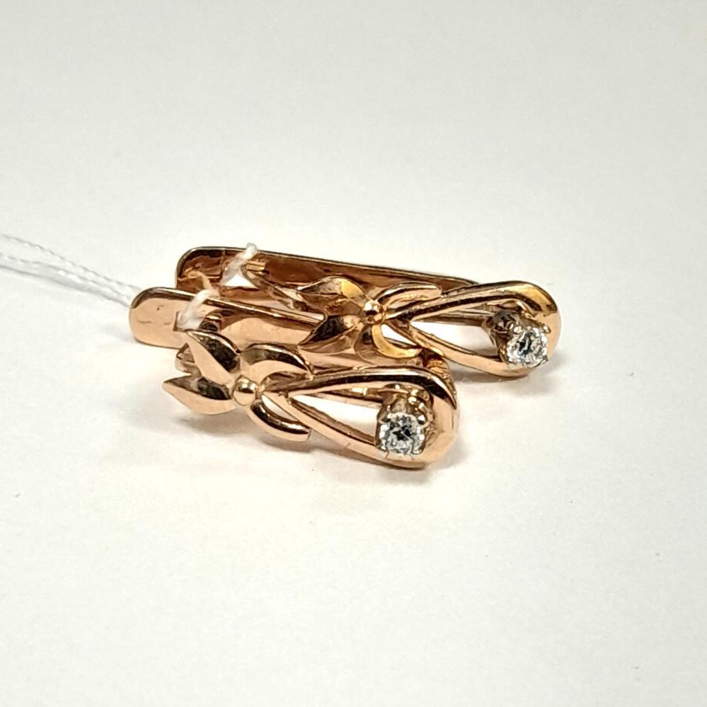 Сережки Золото 585 2.83 г