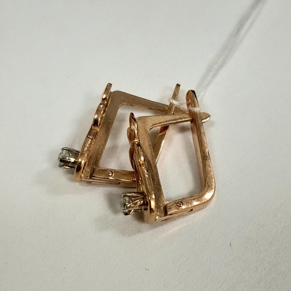 Сережки Золото 585 2.83 г