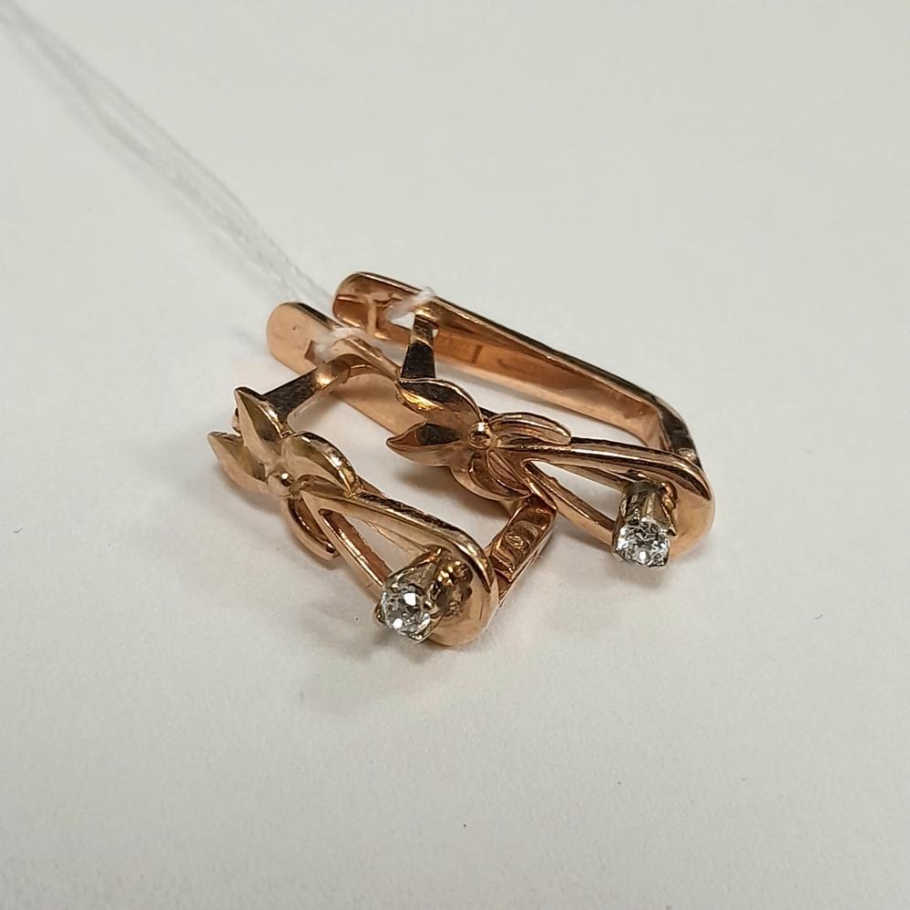 Сережки Золото 585 2.83 г