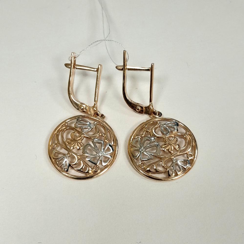 Сережки Золото 585 4.12 г