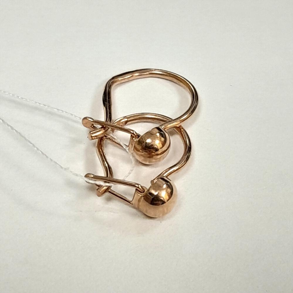 Сережки Золото 585 1.23 г