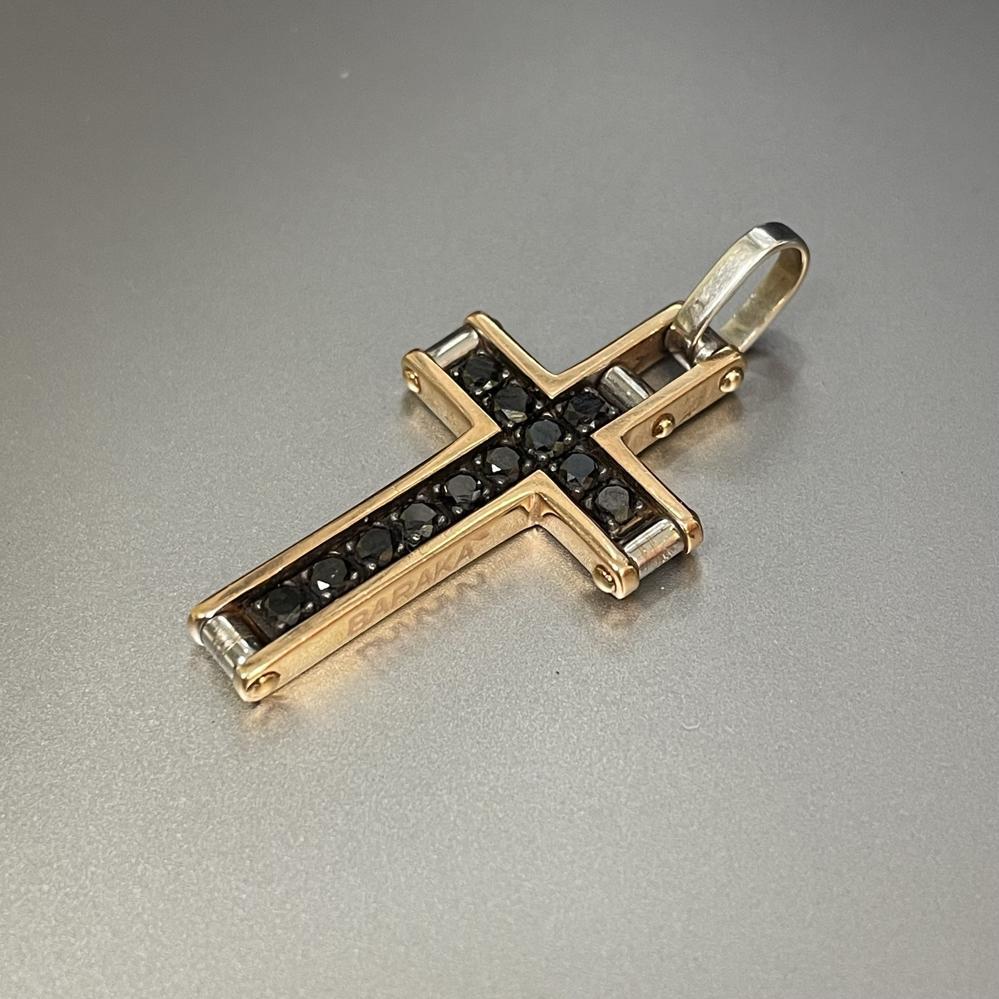 Мужской крестик с бриллиантами "Grace" от Baraka