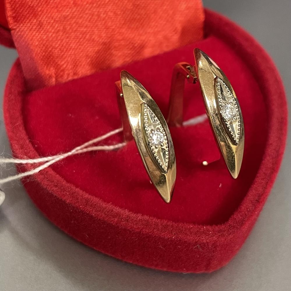 Сережки Золото 585 4.67 г