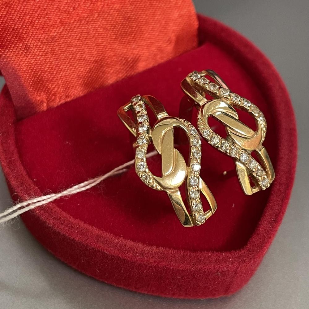 Сережки Золото 585 3.85 г