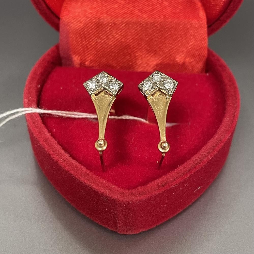 Сережки Золото 585 3.54 г