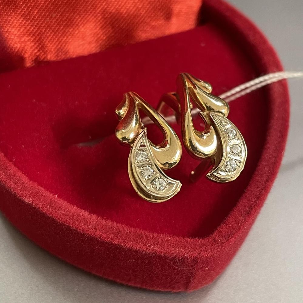 Сережки Золото 585 3.38 г