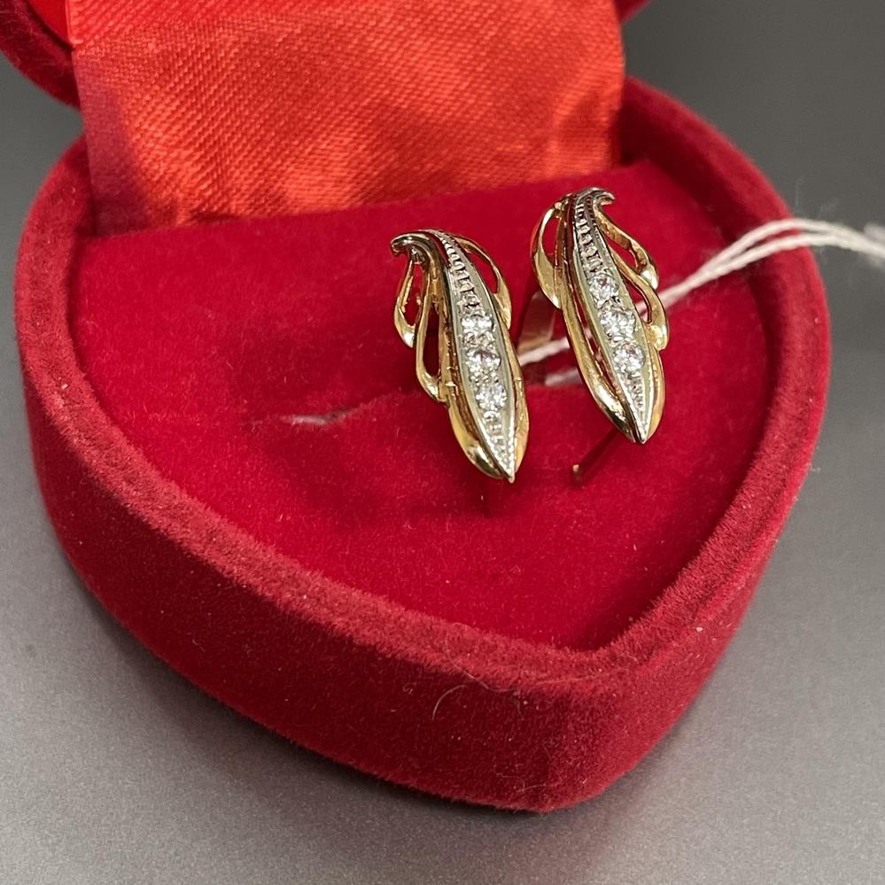 Сережки Золото 585 2.45 г