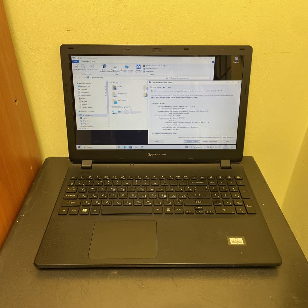Ноутбук Packard Bell EasyNote ENTG71BM Celeron N2920/4gb/500gb