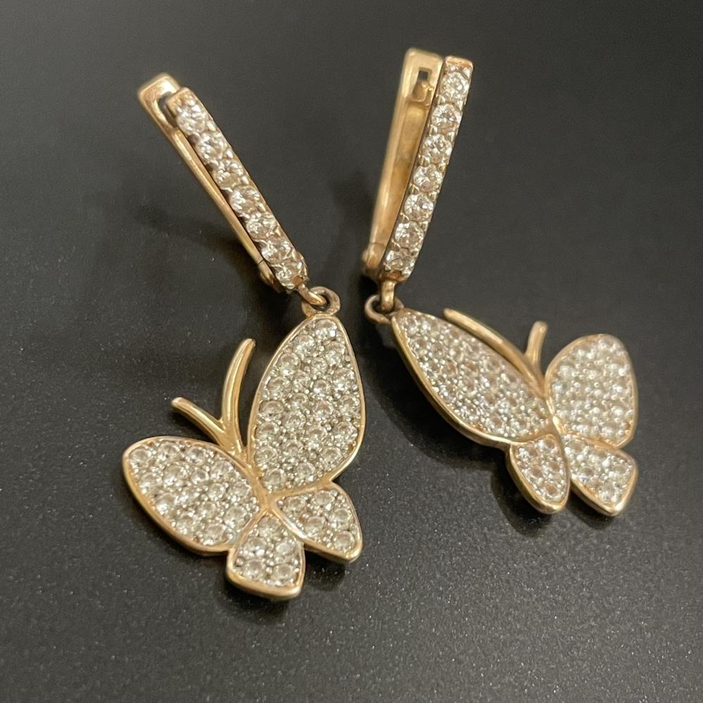 Комплект Кольцо и Сережки Золото 585 7.98 г 18 р